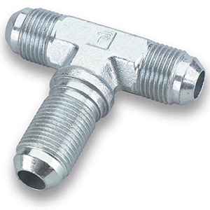 Earls Steel T Bulkhead Adapter Fitting, -3AN
