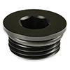 Earl's 10 AN Port Plug with O-Ring Seal, Black Anodized Aluminum