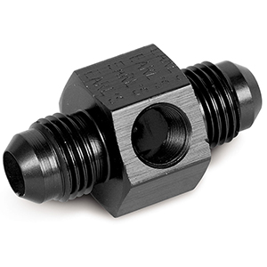 Earls Black Ano -6 Fuel Pressure Ga Adapter