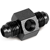 Earls Black Ano -6 Fuel Pressure Ga Adapter