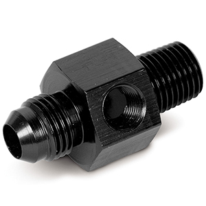 Earls Black Ano -6 Fuel Pressure Ga Adapter