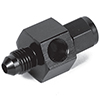 Earls Black Ano -4 Male To -4 Female Gage Adapter