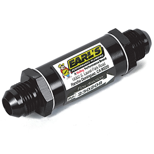 Earls Black Ano -6 An 140 Mic Screen Oil Filter