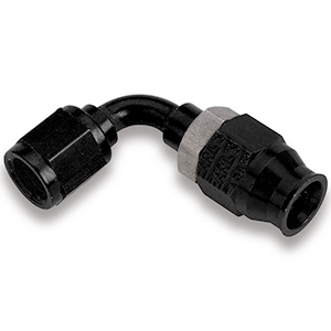 Earls Black Ano -8 90 Deg Al Tube Adj.