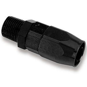 Earls Black Ano St. 3/8 Npt To -8 Hose