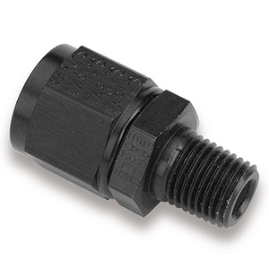 Earls Black Ano St -4 Female-1/4 Npt Swivel