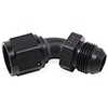 Earls -8 An 45 Deg Male Braze Adapter Black Ano
