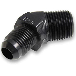 Earl's Ano-Tuff 45&deg; AN to Pipe Adapter Fitting, -10 AN to 3/4" NPT