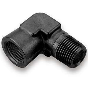 Earls Black Ano 1/8 Npt 90 Deg St. Elbow