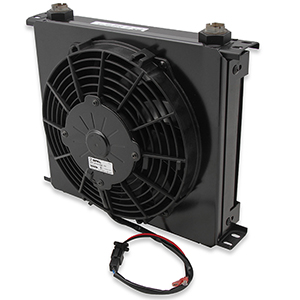 Earls 34 Row Wide Cooler And Fan Pack Black
