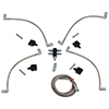 Earls Ls Steam Tube Kit-4-Corner W/ Speed-Flex Hose