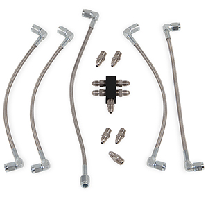 Earls Ls Steam Tube Kit-4-Corner Race W/ Speed-Flex