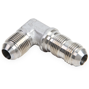 Earls -6 90 Deg. Bulkhead Fitting Stainless Steel