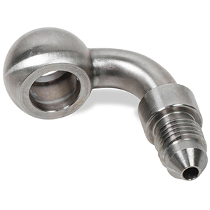 Earls Banjo Long 90 Deg 3/8 Or 10Mm 3An Ss