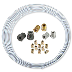 Earls 3/16 In X 25 Ft Coil & Fitting Kit-Zinc