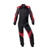 OMP Racing One Evo X Suit, Black/Red Size 46