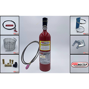 Fire Bottle 5Lb Compact Bottle With Auto-Manual Fire System