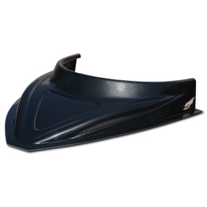 Five Star Dirt Late Model Hood Scoop 3" tall x 16" Carbon Fiber