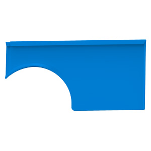 Five Star High Impact Plastic Northeast Modified Left Side Quarter Panel- Blue
