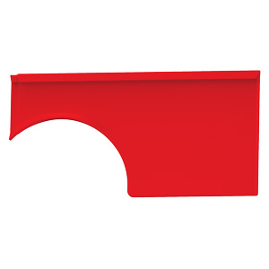 Five Star High Impact Plastic Northeast Modified Left Side Quarter Panel- Red