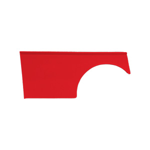 Five Star High Impact Plastic Northeast Modified Right Side Quarter Panel- Red