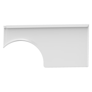 Five Star High Impact Plastic Northeast Modified Left Side Quarter Panel- White