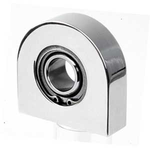 Support Bearing: Billet Style Polished Aluminum