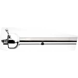 Roadster Straight Column: 30" Pol. Stainless "Bullet" W/Gm Wiring & 3/4-36" Spline