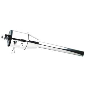Floorshift Tilt Column: Corvette 63-66 1-1/2" Dia Polished Stainless
