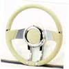 Steering Wheel: Waterfall 13.8" Light Tan Leather