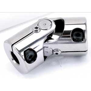 Stainless Steel Pinch Bolt U-Joint: 3/4"-30 X 3/4" Satin Finish