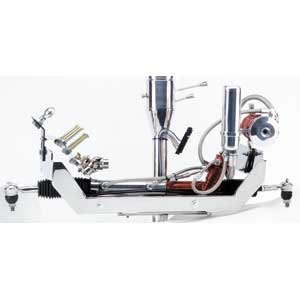 Mustang Power Kit: With Mustang Spline Tilt Column Mill Finish 67-70