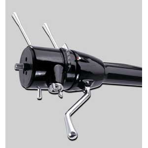 Gm Key Column Shift Column: 1" Dd, 33" Length W/Nss, Black Powdercoat