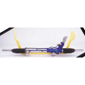 Rack And Pinion Kit: Chevy 55-56 Pwr R/P Cradle System W/Floorshift Mill Finish Column