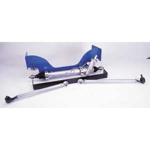 Rack And Pinion Kit: T-Bird 55-57 Pwr Includes Fs Mill Finish Col. For Original St. Wheel