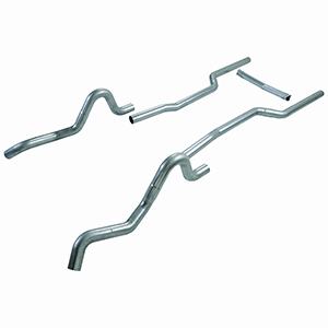 Flowmaster 1041 Header-back System - 3.00 in. Dual Side Exit - Pipes Only No Mufflers