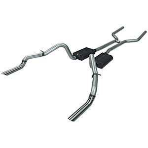 Flowmaster 17139 Header-back System - Dual Rear Exit - American Thunder - Moderate/Aggressive