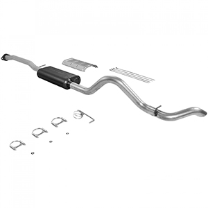 Flowmaster 17147 Cat-back System - Single Side Exit - Force II - Mild Sound