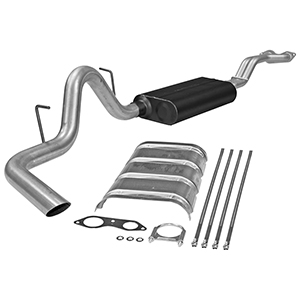Flowmaster 17166 Cat-back System - Single Side Exit - Force II - Mild Sound
