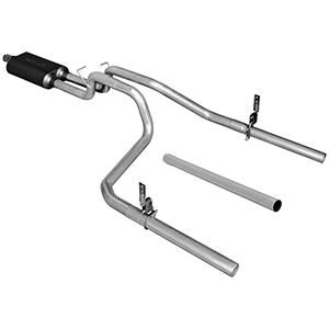 Flowmaster 17171 Cat-back System - Dual Rear Exit - American Thunder - Moderate Sound