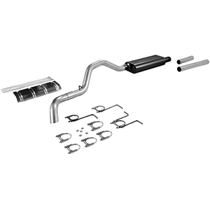 Flowmaster 17211 Cat-back System - Single Side Exit - Force II - Mild Sound
