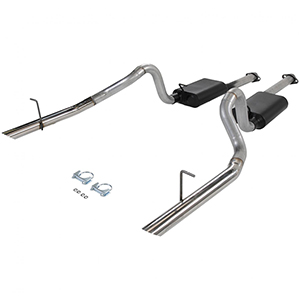 Flowmaster 17212 Cat-back System - Dual Rear Exit - American Thunder - Aggressive Sound