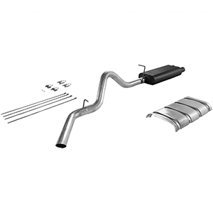 Flowmaster 17224 Cat-back System - Single Side Exit - American Thunder - Moderate Sound