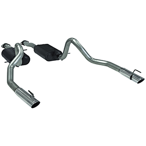 Flowmaster 17312 Cat-back System - Dual Rear Exit - American Thunder - Moderate Sound