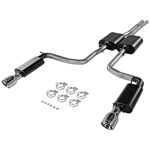 Flowmaster 17405 Cat-back System - Dual Rear Exit - Force II - Mild/Moderate Sound