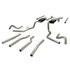 Flowmaster 17654 Header-back System - Dual Rear/Side Exit - AMT - Moderate/Aggressive Sound