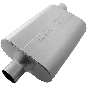 Flowmaster 42442 40 Series Muffler - 2.25" IN(C)/OUT(O) - Aggressive Sound