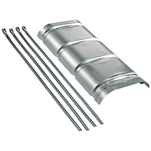 Flowmaster 51022 Heat Shield Kit For 70 Series Big Block II Muffler