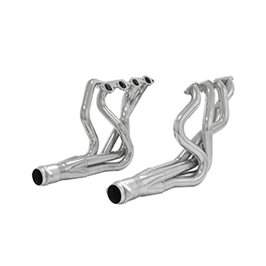 Flowmaster 814112 Header 409S - 4-1 One piece - 3.50 in. Ball and Socket Flange Outlet - Pair