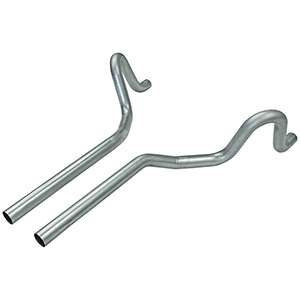 Flowmaster 815802 Prebent Tailpipes 409S - 2.50 in. Rear Exit - Pair